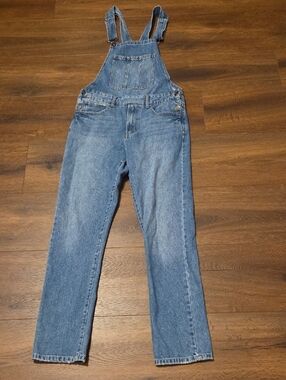 Forever 21 Classic Denim Overalls  Adult  Blue Women Jeans long Overalls Small